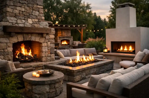 Outdoor Fireplaces in Melbourne_ Bringing Warmth, Style and Connection to Every Garden